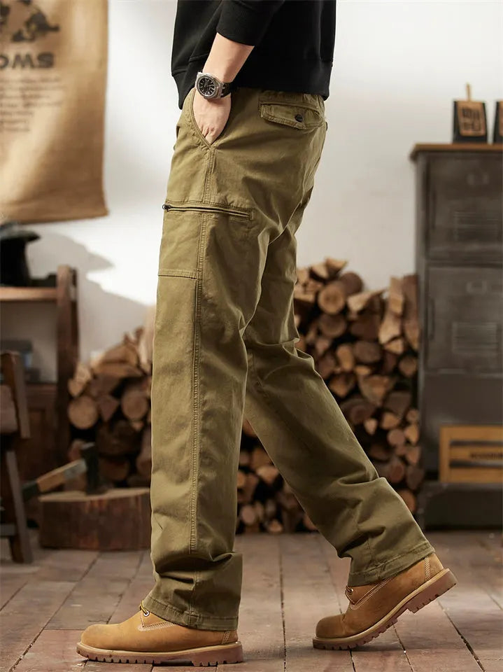 Men's CloudSoft Elastic Waist Cargo Pants