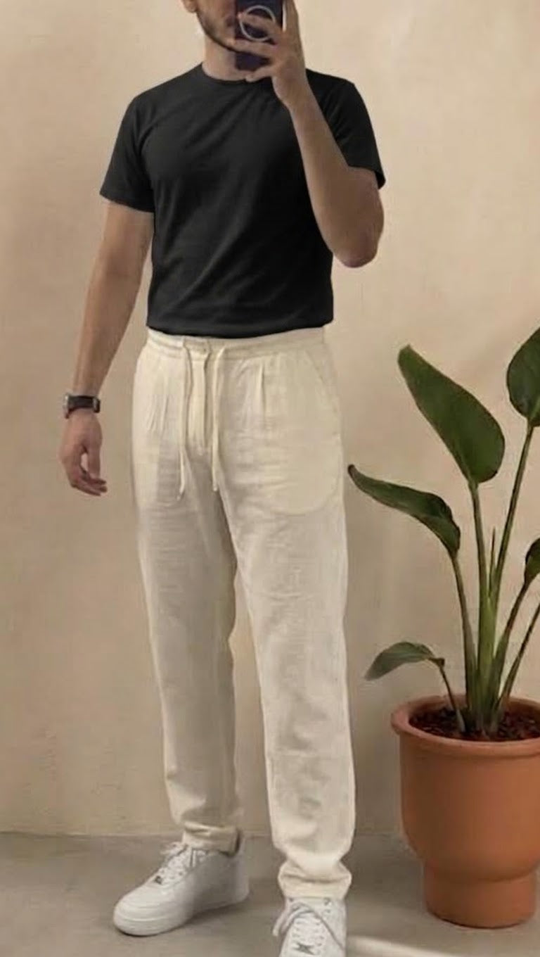 pantalon Lin+tshirt