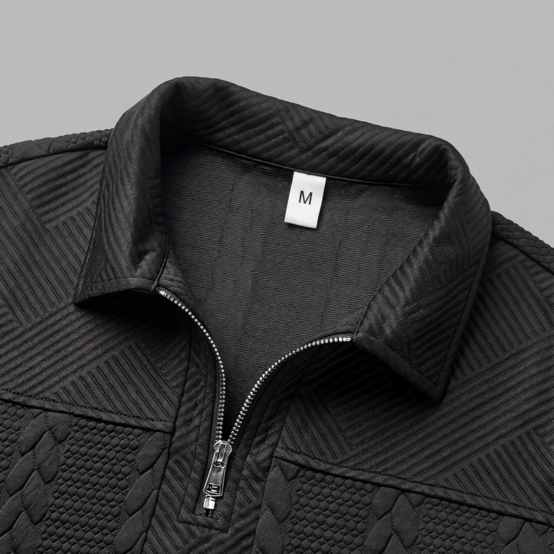 📢📢50%Rabatt!!!🎉✨Langarm-Half-Zip-T-Shirt für Herren